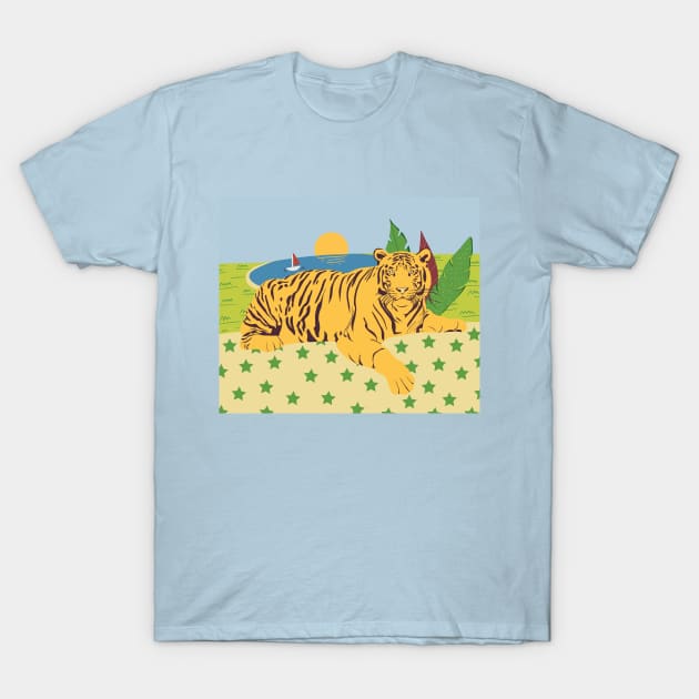 Great tiger T-Shirt by Mimie20